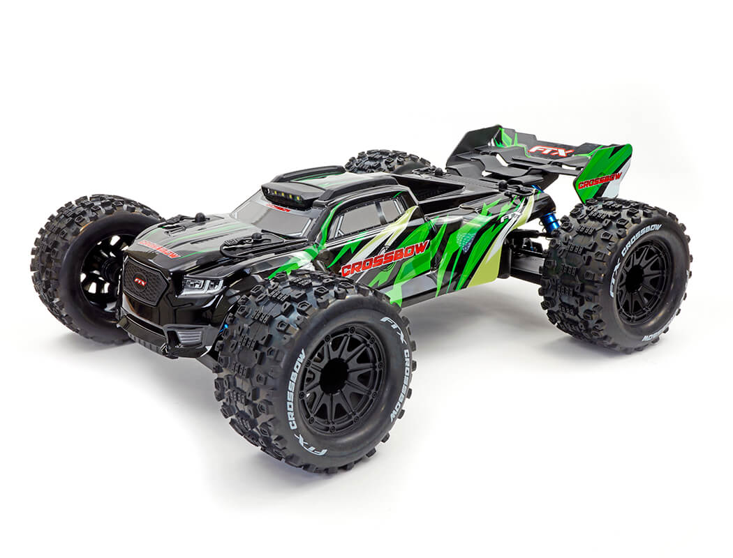FTX CROSSBOW 1/10 BRUSHLESS TRUGGY TRUCK RTR - GREEN