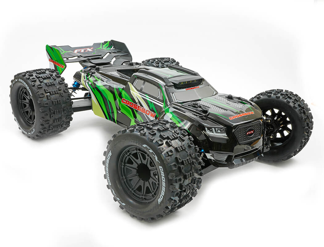 FTX CROSSBOW 1/10 BRUSHLESS TRUGGY TRUCK RTR - GREEN