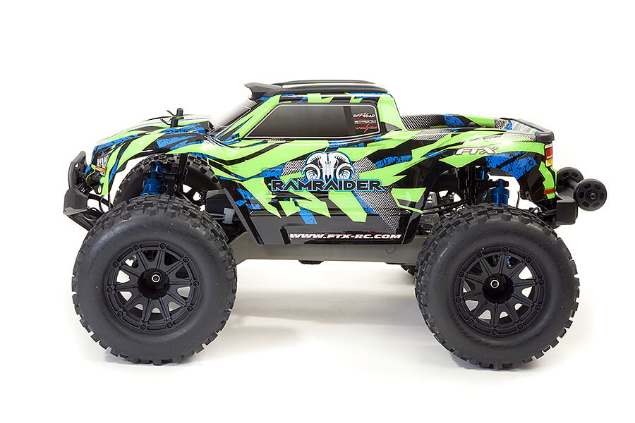 FTX Ramraider 1/10 Brushless Monster Truck RTR - GREEN/BLUE