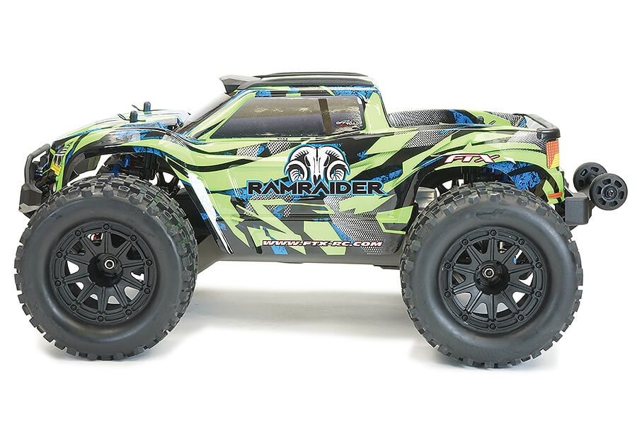 FTX Ramraider 1/10 Brushless Monster Truck RTR - GREEN/BLUE