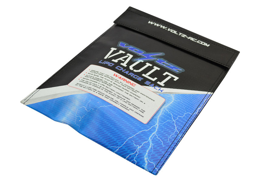 VOLTZ CHARGE VAULT LIPO SACK/BAG LARGE 23CM X 30CM
