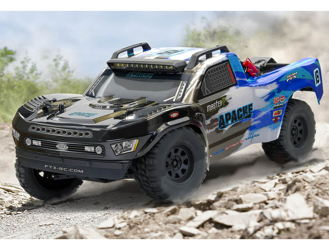 FTX Apache 1/10 Brushless Trophy Truck RTR - Blue
