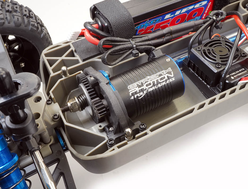 FTX Apache 1/10 Brushless Trophy Truck RTR - Blue