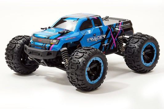 FTX Tracer 1/16 RTR 4WD Brushless Monster Truck - Blue