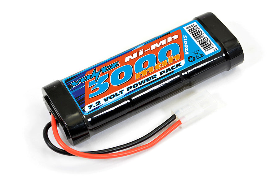 VOLTZ 3000MAH 7.2V NIMH STICK BATTERY W/TAMIYA CONNECTOR