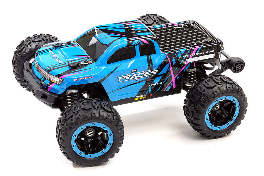 FTX Tracer 1/16 RTR 4WD Brushless Monster Truck - Blue