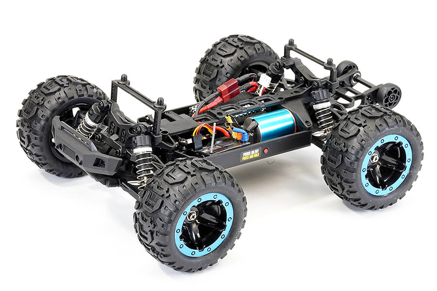 FTX Tracer 1/16 RTR 4WD Brushless Monster Truck - Blue